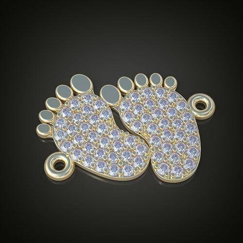 baby foot pendant