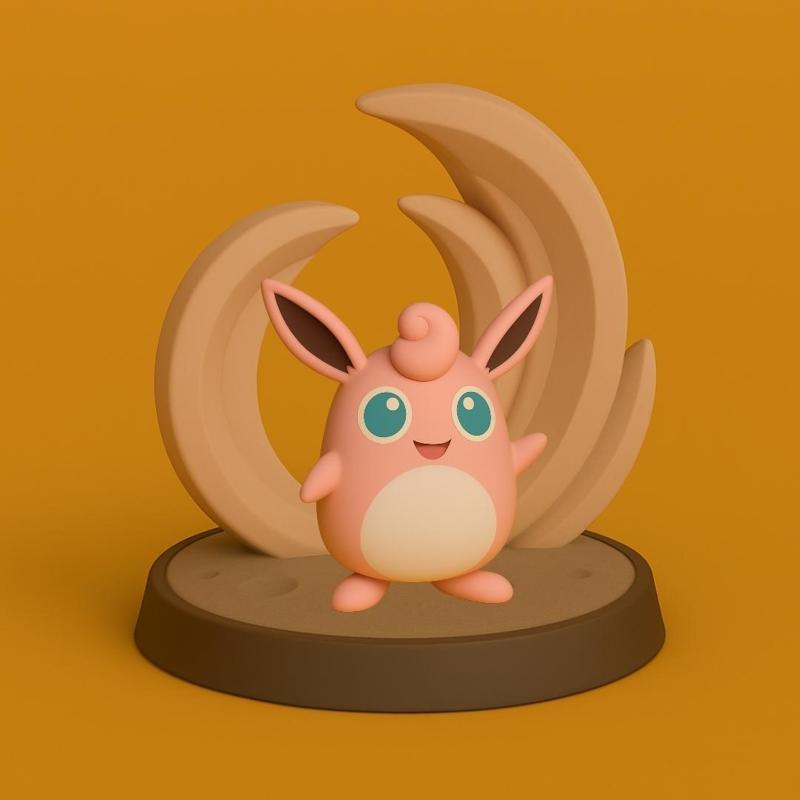 Pokemon battle style - Wigglytuff #040