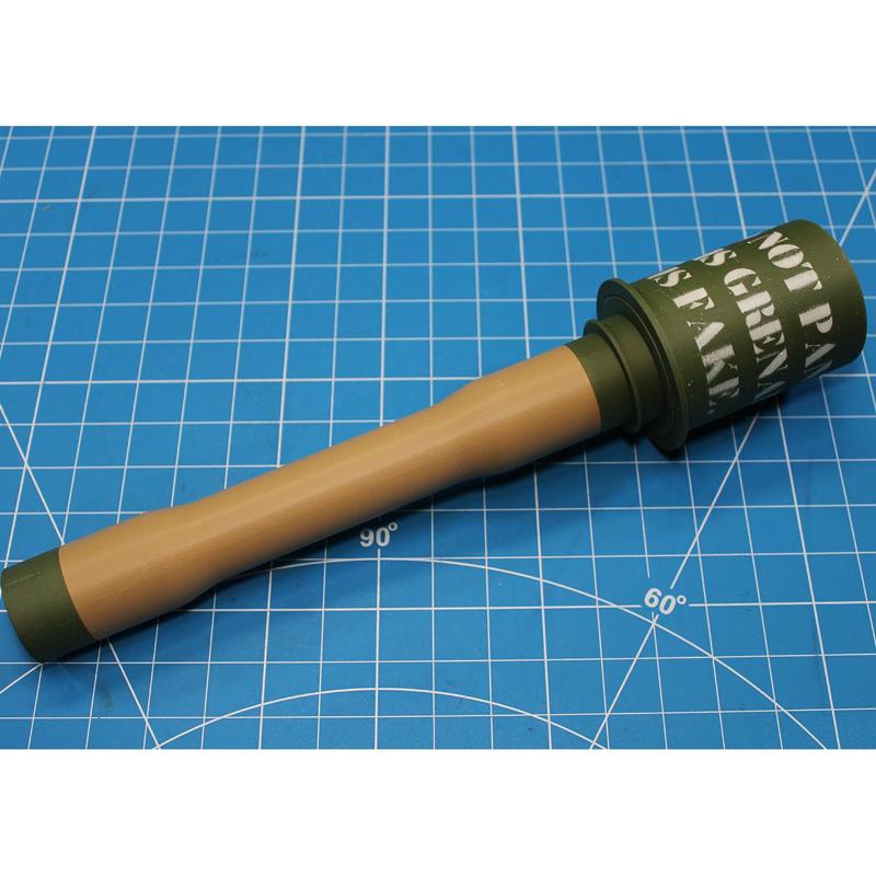 3D Printed German M24 Stick Grenade