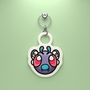 POKEMON BUTTERFREE HEAD, KAKUNA AND BEEDRILL  KEYCHAIN ( EASY PRINT NO SUPPORTS)