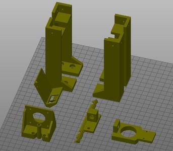 Sapphire Plus direct extruder mount and other mods