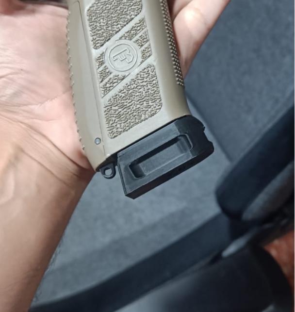 Extended Baseplate KJ Works CZ P-09 Duty GBB ASG