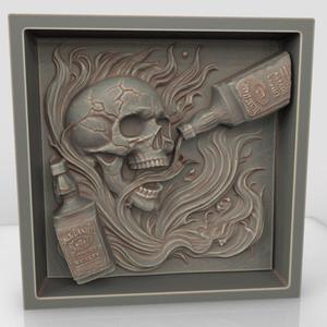 Jack Daniels Skull Decor - 10