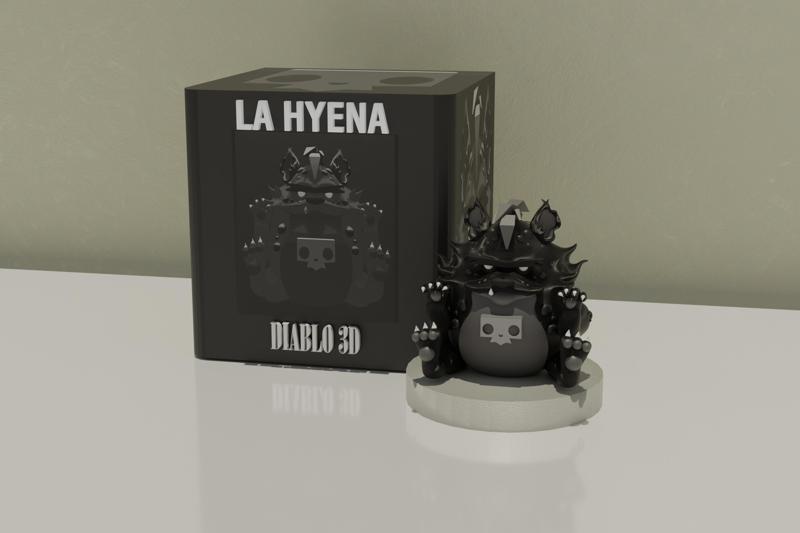 La Hyena- Art Toy collection-skull version