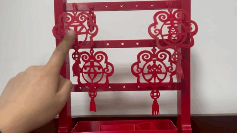 Year of the Snake 2025 Peace and Joy Separated Window Cutouts Only 15 grams of filament