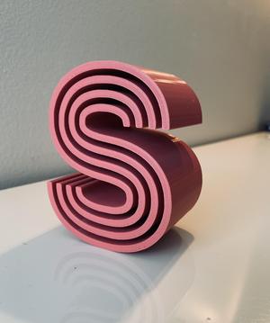 Decorative Block Initial 'S'