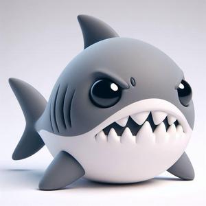 Furious Shark Mini Cute