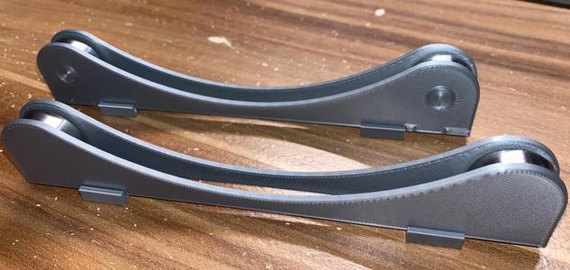 Simple Spoolholder with skateboard bearings