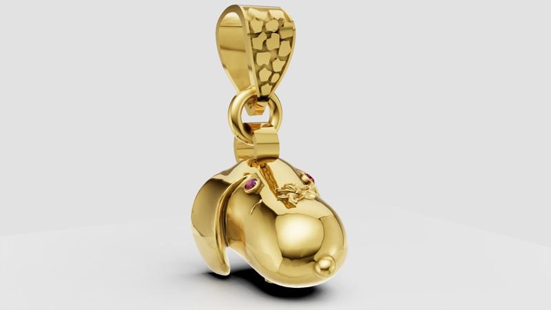 Dog Pendant  3D printable model