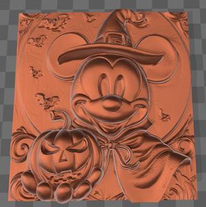 Halloween decor - Mickey mouse -Bas relief