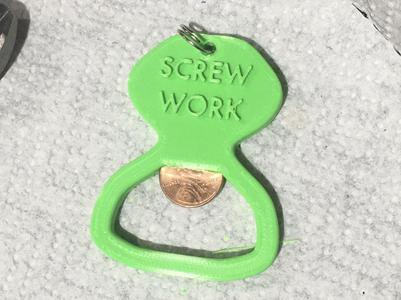 Great Resignation Bottle Opener Keychain