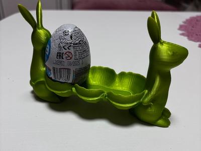 Easter bunny egg holder