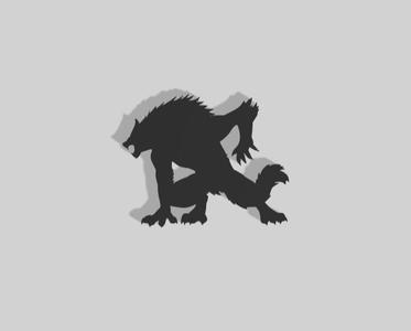 Werewolf Decoration - 2D Art