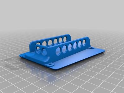 BMT 984 1/8 scale RC Battery tray with skid plate.