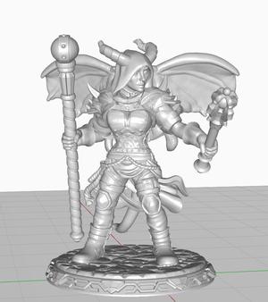 Geist - variant tiefling sorcerer STL file
