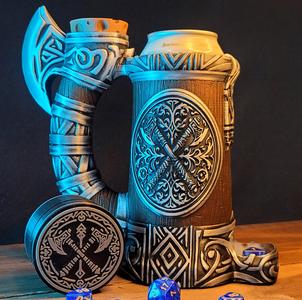 12oz Viking Forged Can Cozy Dice Tower