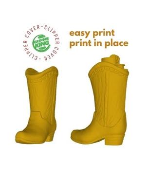 CLIPPER LIGHTER HOLSTER - COWBOY BOOT