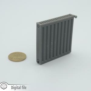 1:12 miniature Modern radiator living room/bedroom/kitchen