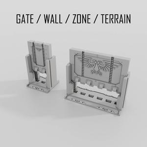 GATE / WALL / ZONE / TERRAIN