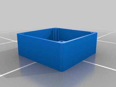 Simple Box Enclosure (7x7x3cm) with M3 Screw holes