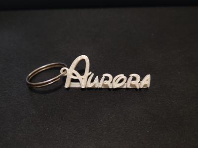 Aurora keychain