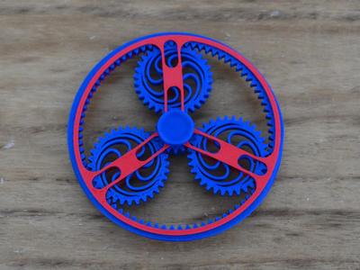 Planetary gear fidget toy