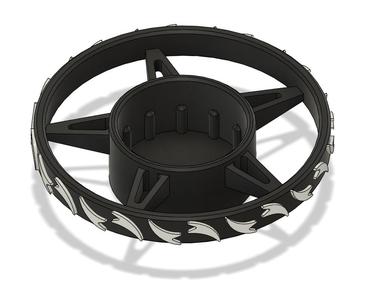Anycubic i3 Mega elevated bed knobs