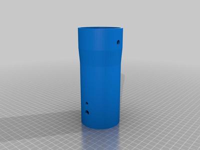 2 inch pipe mount for MKIII 50 Watt 3d printable Wind Turbine