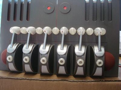 Block Head Robby Machine build. Step 2. Sax Valves