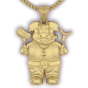 Rich pig pendant
