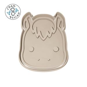 Horse - Animal Kawaii Heads (no 5) - Cookie Cutter - Fondant - Polymer Clay
