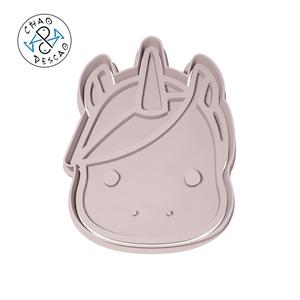 Unicorn - Animal Kawaii Heads (no 1) - Cookie Cutter - Fondant - Polymer Clay