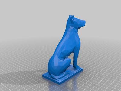 low poly doggo