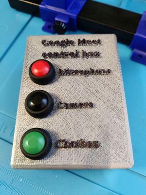 Google Meet Control box
