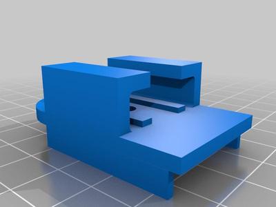 Crib folding rail guide