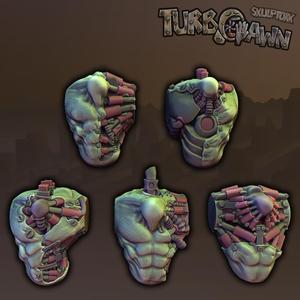 Skulptork cyborg torsos