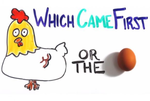 Egg With Chicken Legs