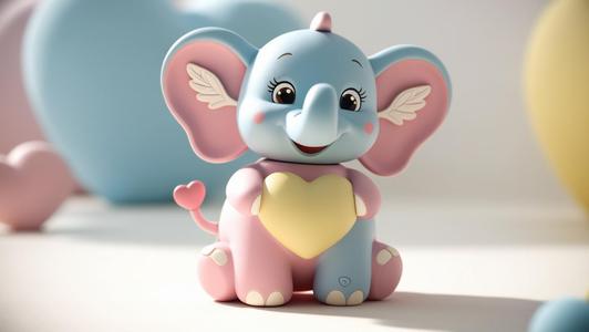A Cute Baby Elephant