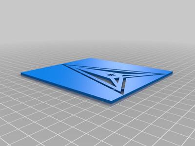 USSF - Space Force - Flat Delta Logo - Stencil