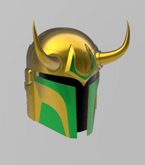 Loki Mandalorian Helmet