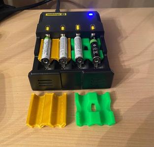 2X AAA adapter for Nitecore I4 charger