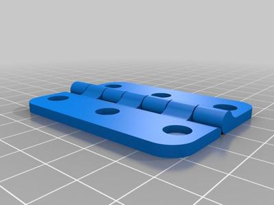 Thin oneclmn Hinge