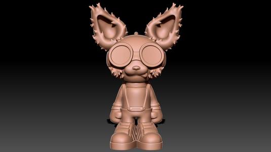 racoon keychain
