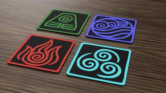 coaster elements aang's legend