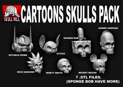 CARTOON SKULL PACK