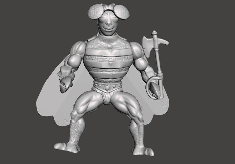 BUZZ-OFF MOTU VINTAGE ACTION FIGURE