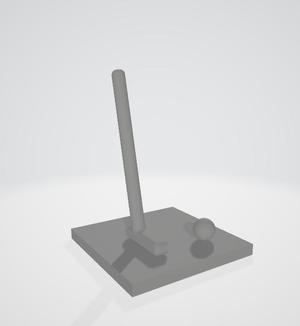 golf club and ball