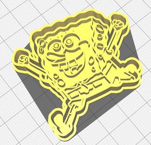 commercial spongebob cartoon cookie cutter