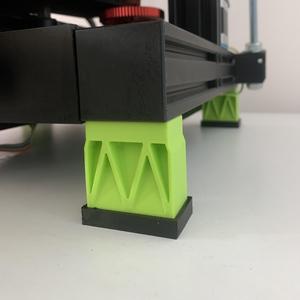 Ender 3 (V2&PRO) or CR Riser Feet 45mm TPU