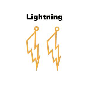 Lightning Earrings for 3D Printing ⚡✨